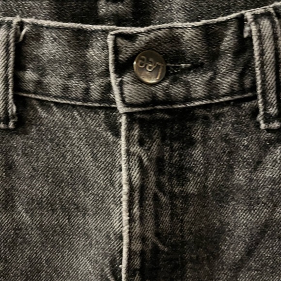 Vintage Lee washed straight black jeans - Picture 2 of 8